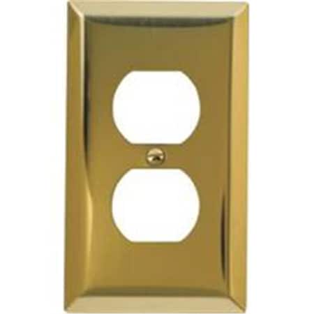 Plugit Co Duplex Plate Br. Brass 163DBR PL437787